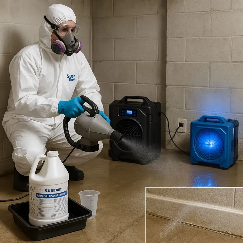 Sanitization and Odor Removal process in Whitestown, IN